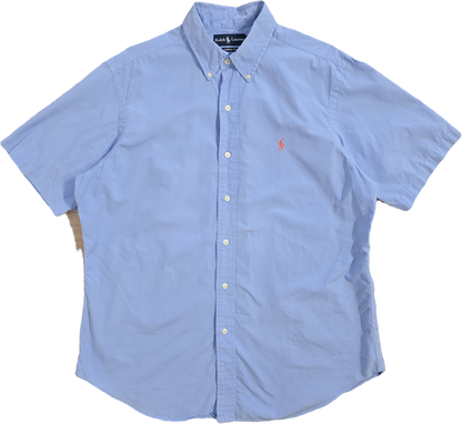 Chemise coupe classic fit en coton bleu ciel - L