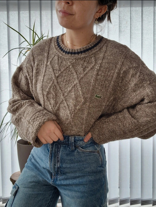 Pull en maille vintage des années 80' - XL/XXL