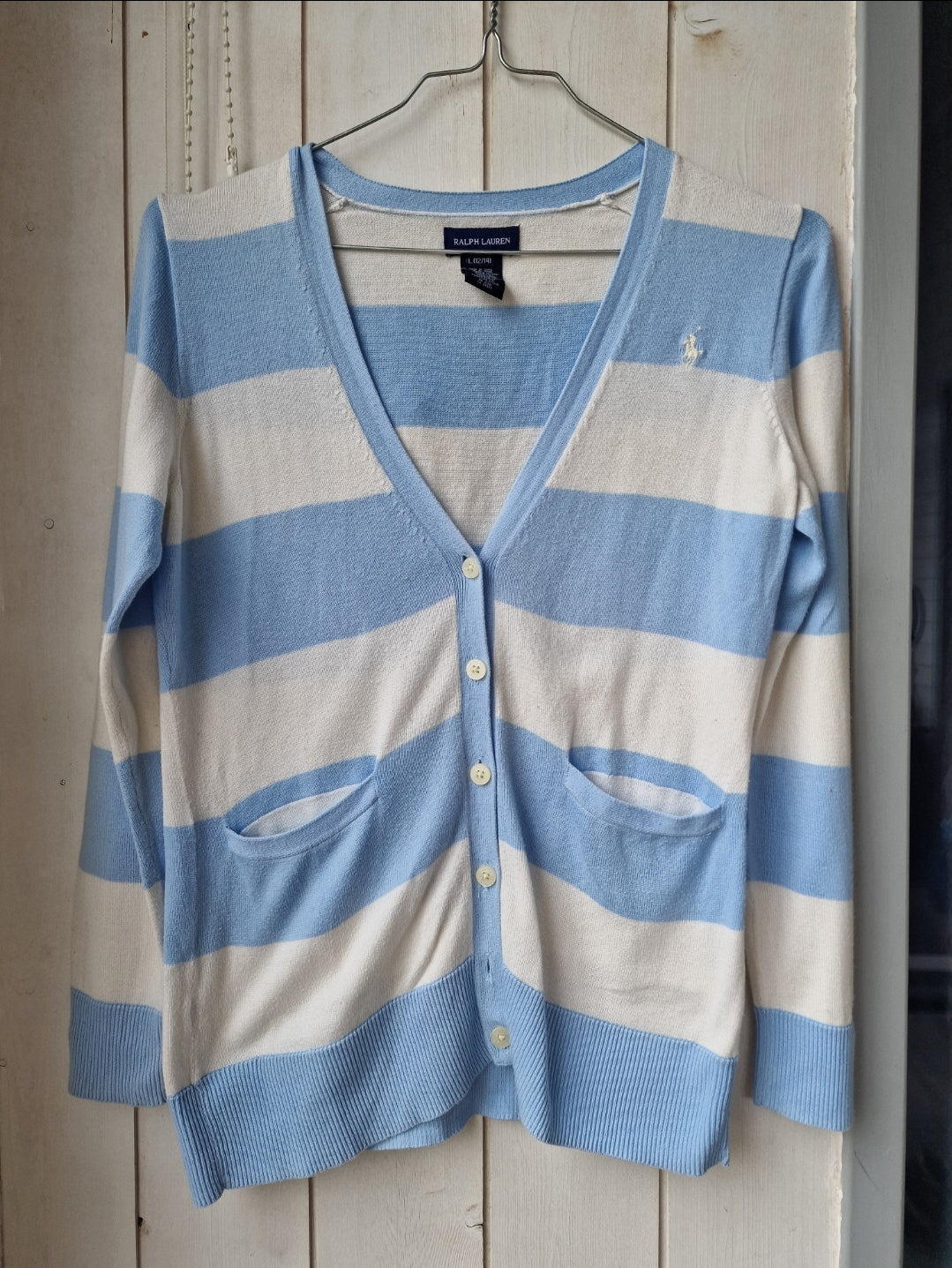 Cardigan léger à rayures Ralph Lauren - S/36