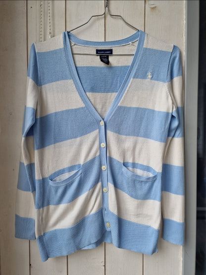 Cardigan léger à rayures Ralph Lauren - S/36