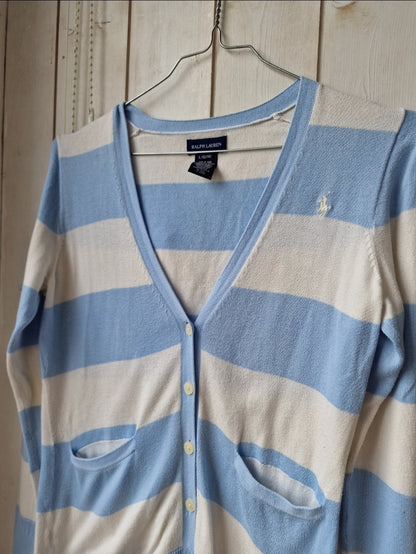 Cardigan léger à rayures Ralph Lauren - S/36