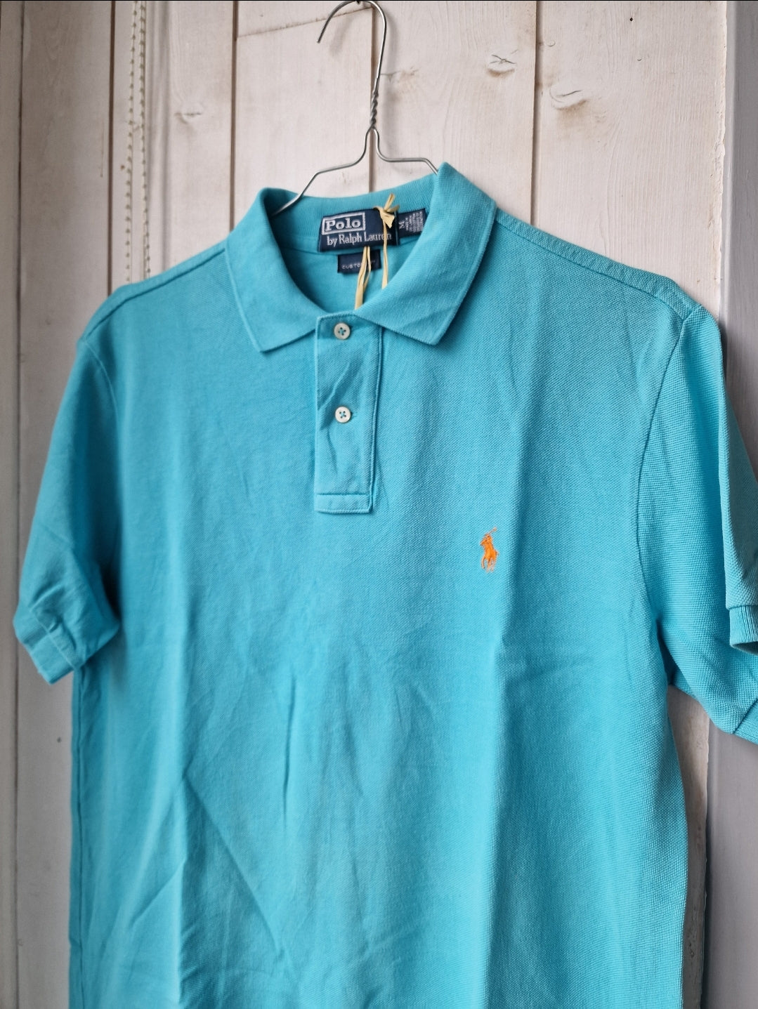 Polo MIXTE bleu ciel Ralph Lauren - M/38