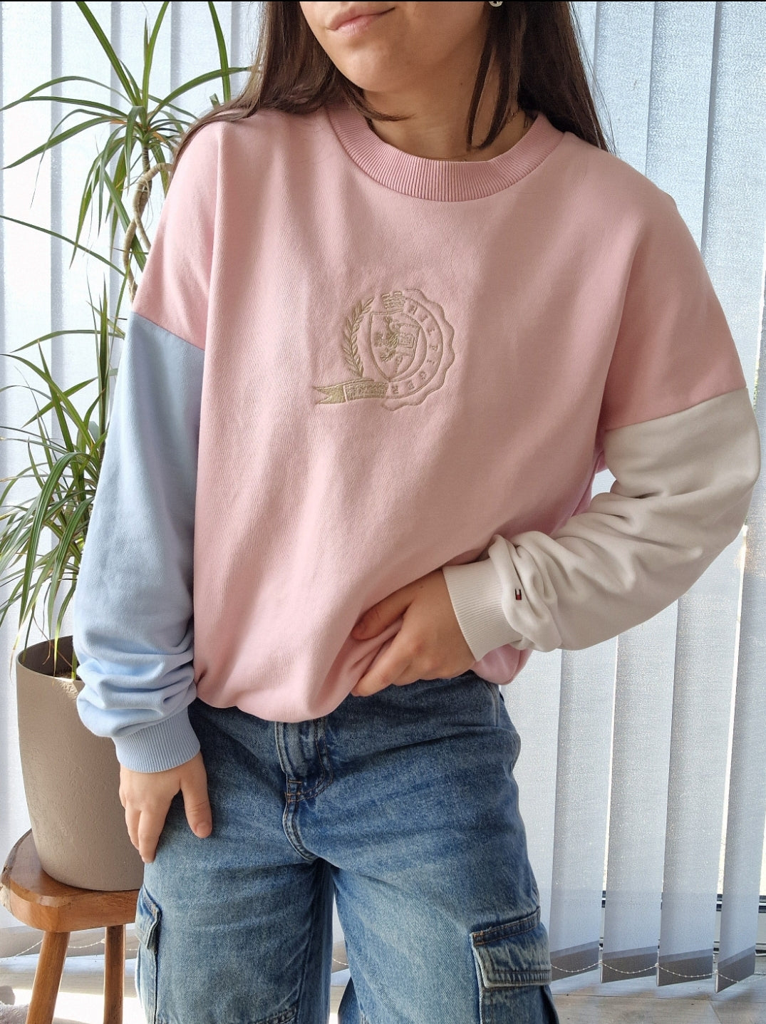 Sweat pastel brodé Tommy Hilfiger - XS/S