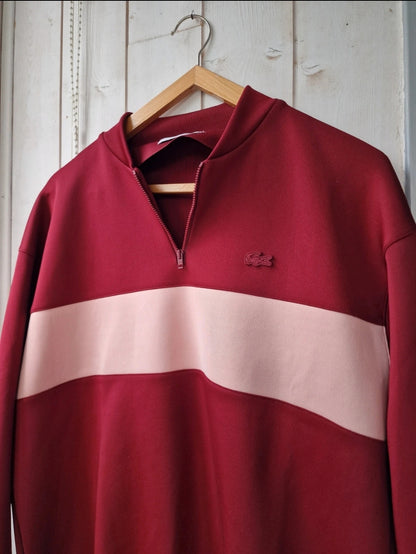 Pull camionneur satiné bordeaux collection moderne - M/L