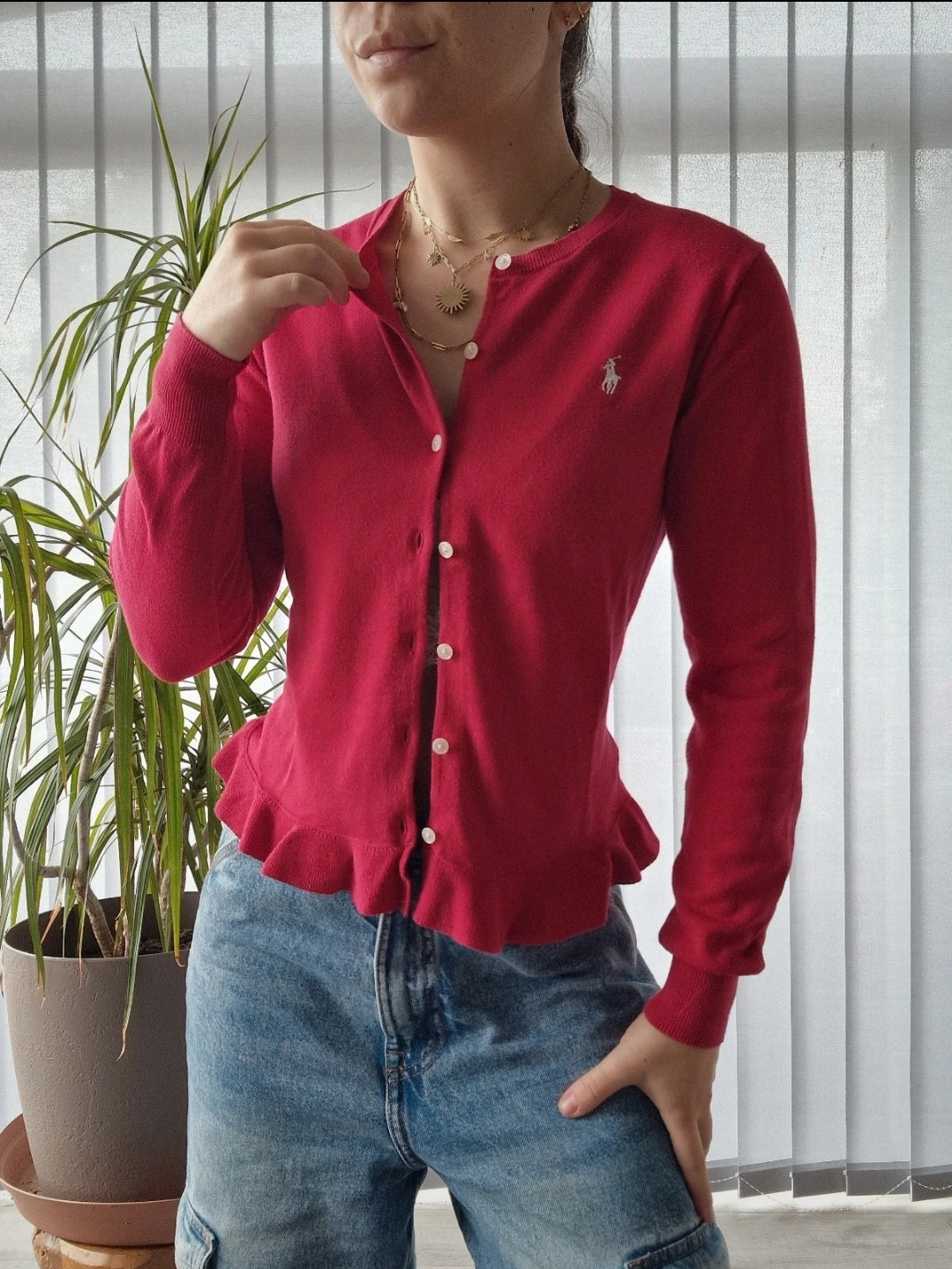 Cardigan rouge - XS/S