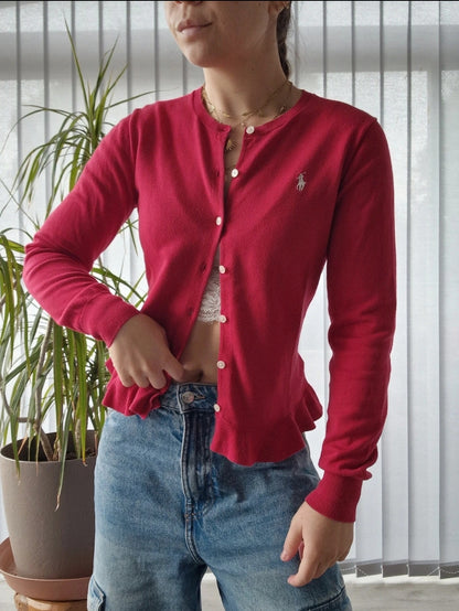 Cardigan rouge - XS/S