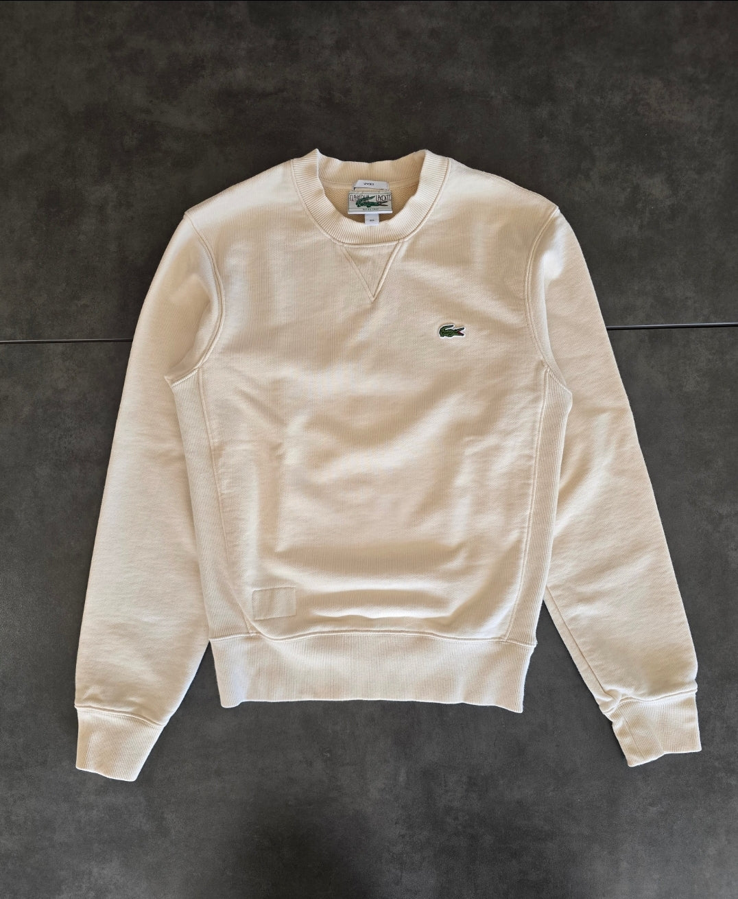 Sweat crème classique Lacoste - XS/34