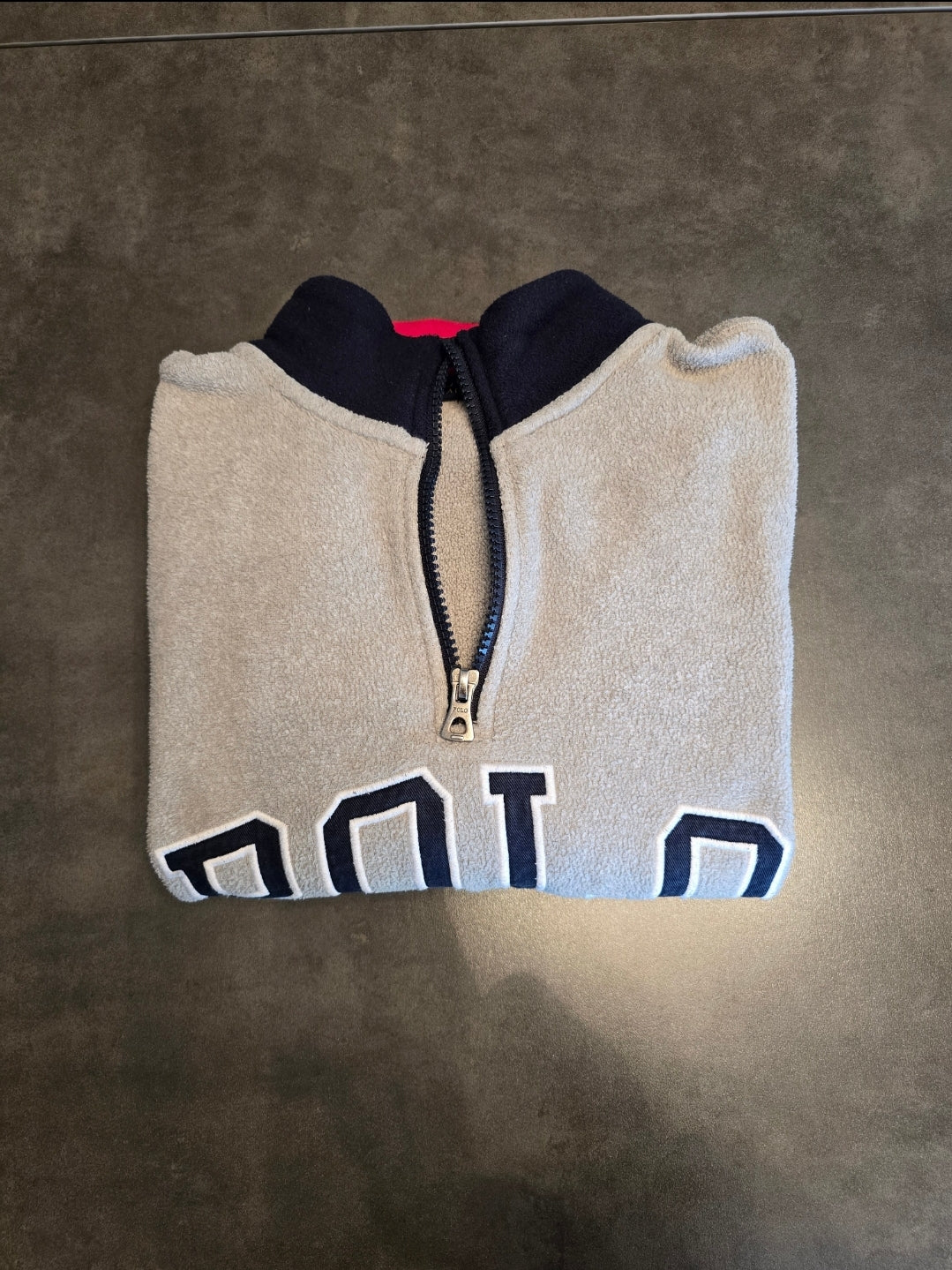 Pull camionneur en polaire gris - XS
