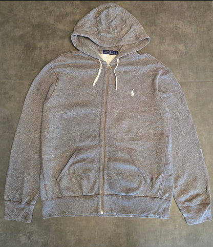 Sweat à capuche gris - L